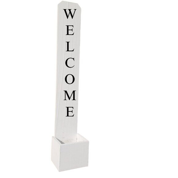 Handmade Address Planter | Welcome Door or Porch Hanger Box | Mother's Day Gift - Picture 3 of 8